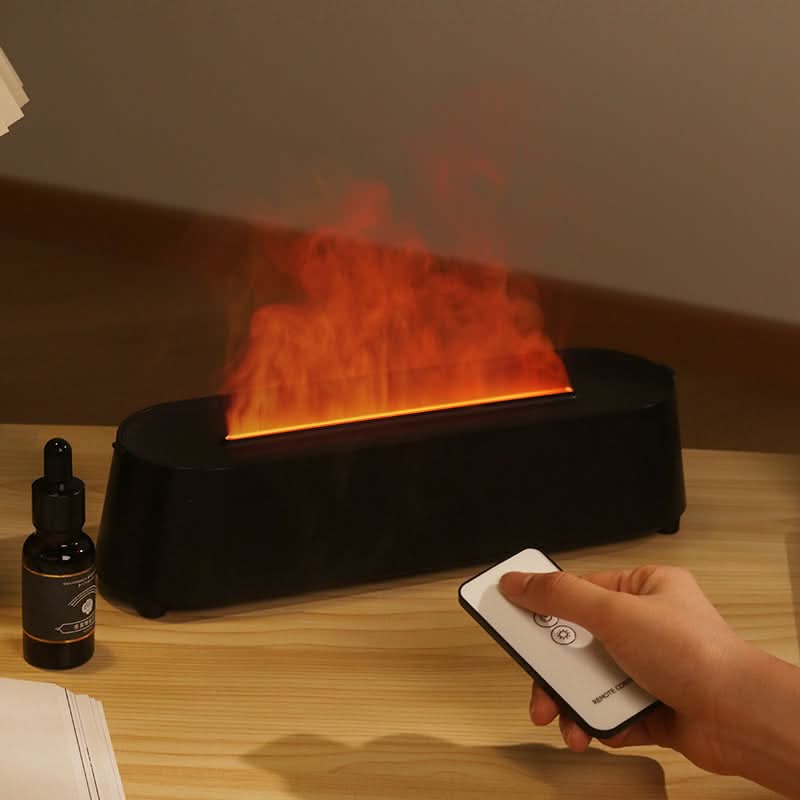 Colorful Flame Aromatherapy Diffuser with Remote