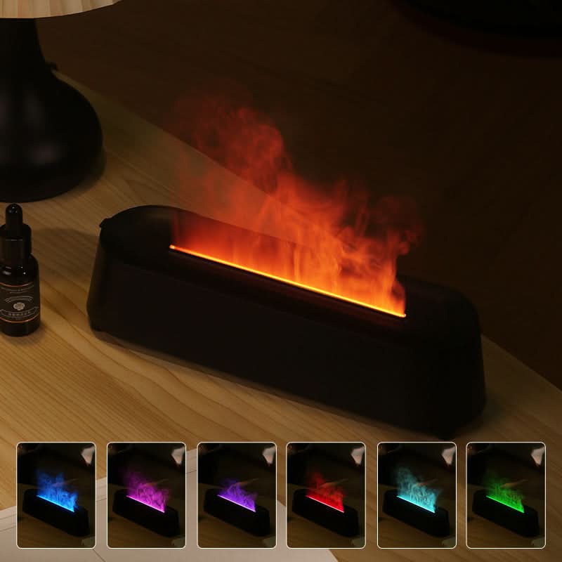 Colorful Flame Aromatherapy Diffuser with Remote
