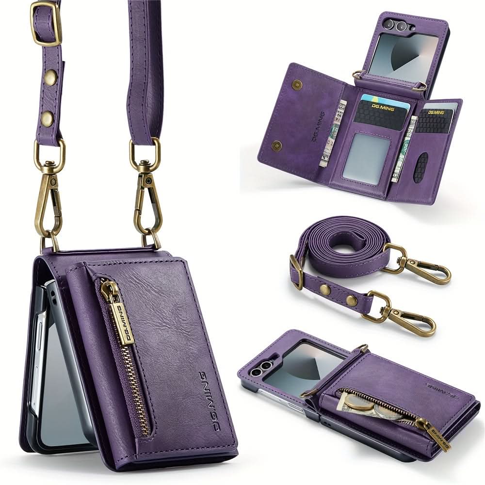 Zipper Wallet Case for Samsung Galaxy Z Flip