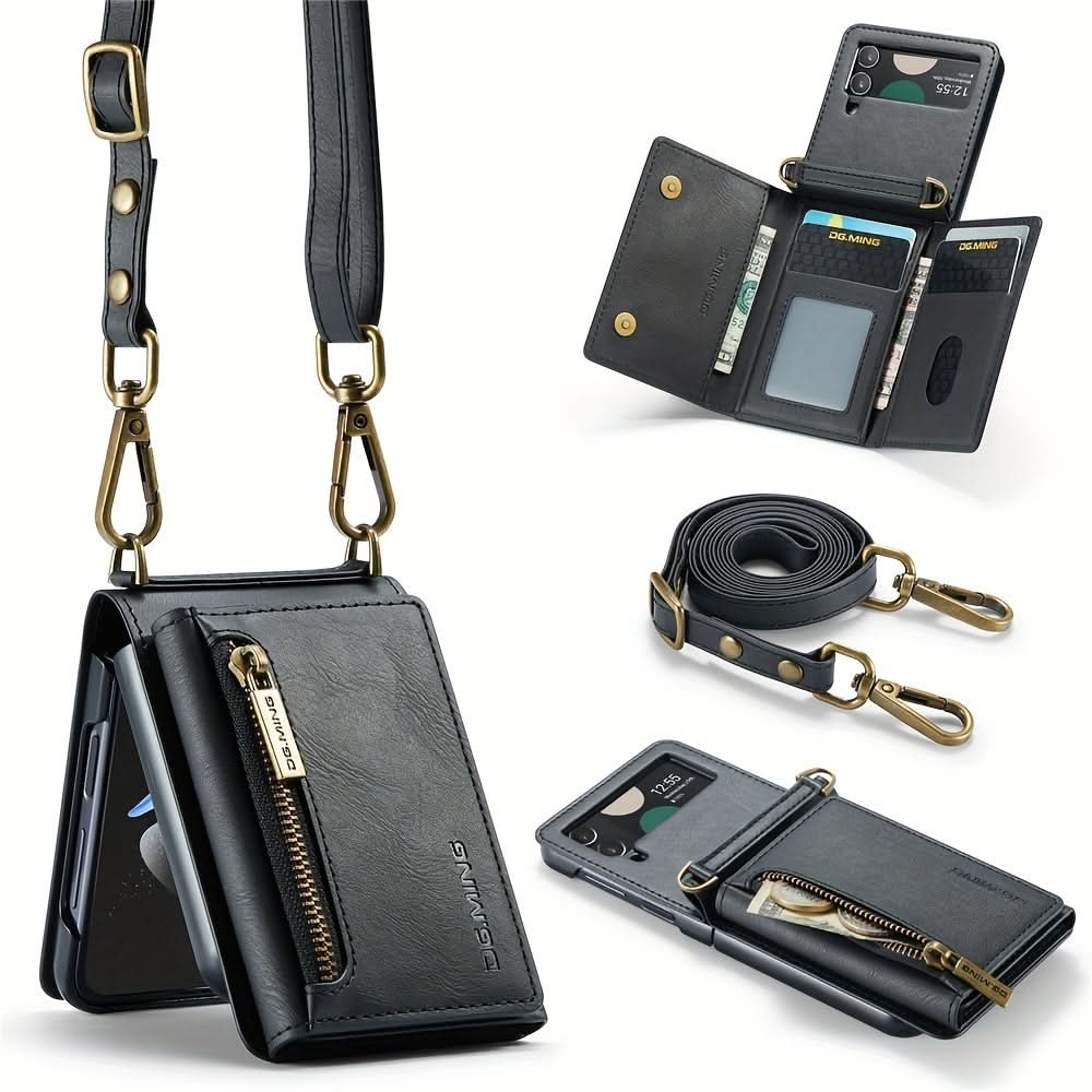 Zipper Wallet Case for Samsung Galaxy Z Flip
