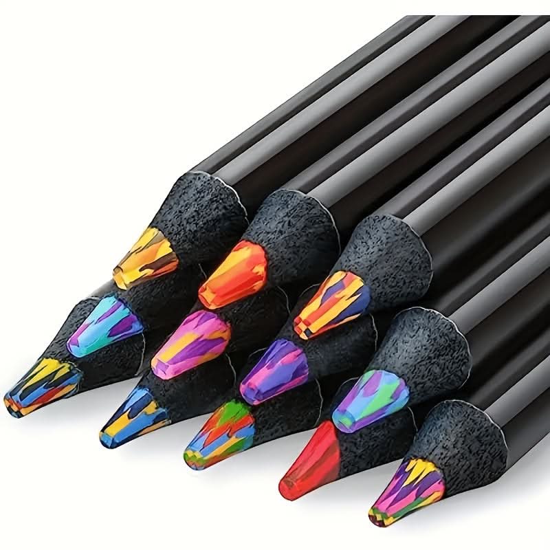 10 Pc Rainbow Magic Markers – Gradient Color Art & Doodle Pens
