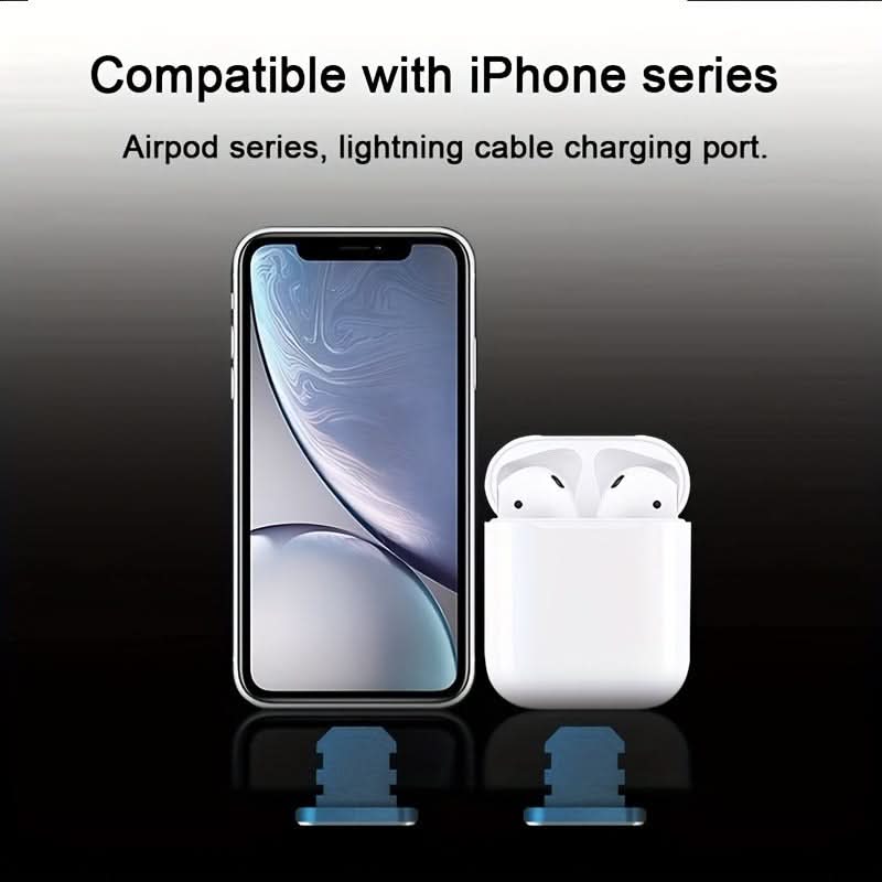 2PCS Aluminum Dust Plugs for iPhone & iPad