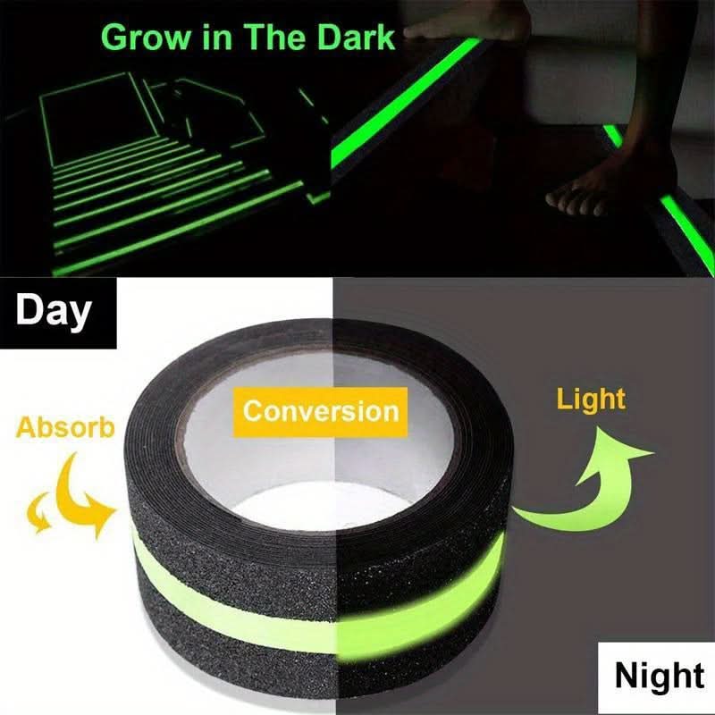 Glow-in-the-Dark Anti-Slip Tape Roll (5-meter long)