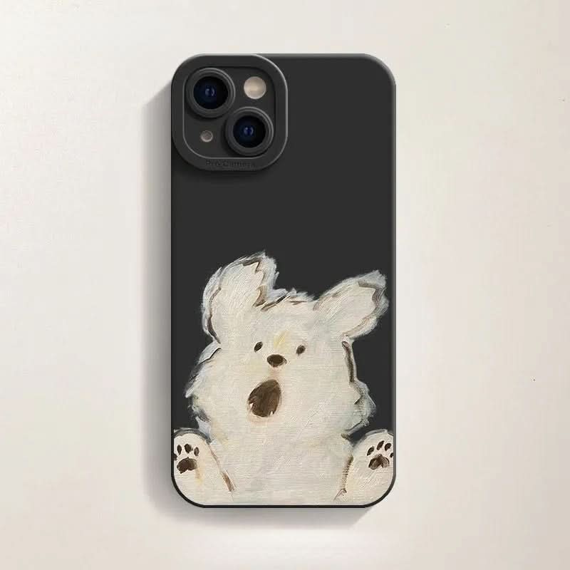 Cartoon Graphic Silicone Phone Case - Shockproof