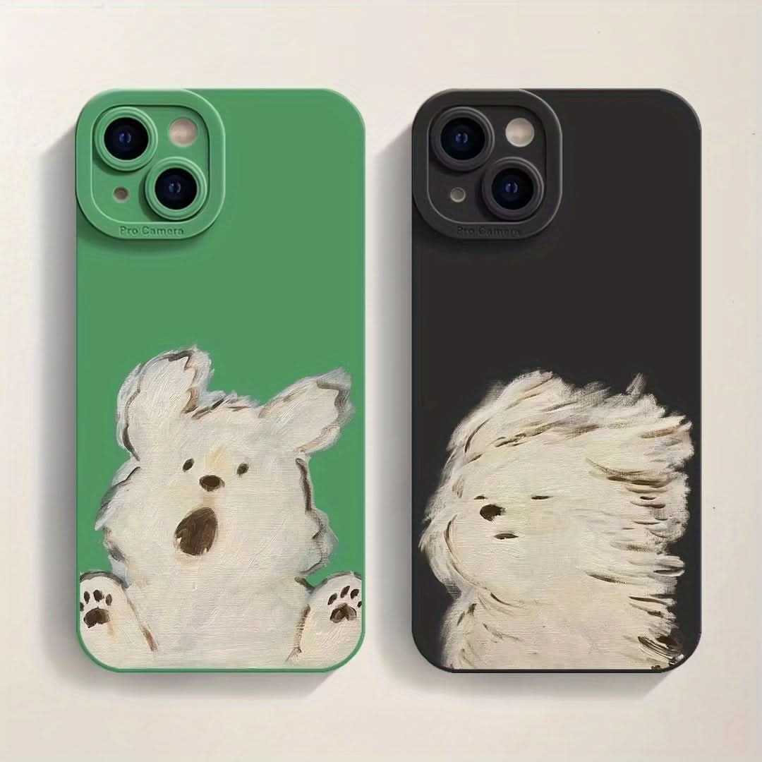 Cartoon Graphic Silicone Phone Case - Shockproof
