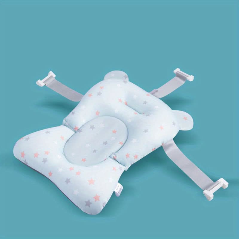 Non-Slip Baby Bathtub Pad, Foldable Nursing Bath Support Cushion, Shower Bath Mat for Infants