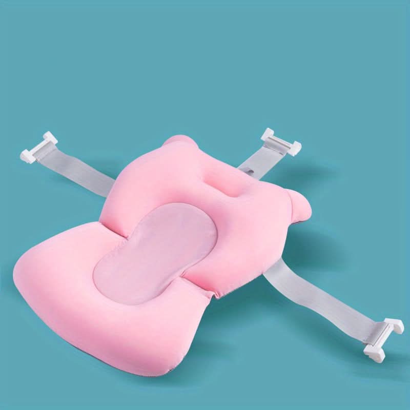 Non-Slip Baby Bathtub Pad, Foldable Nursing Bath Support Cushion, Shower Bath Mat for Infants