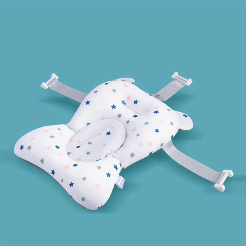 Non-Slip Baby Bathtub Pad, Foldable Nursing Bath Support Cushion, Shower Bath Mat for Infants