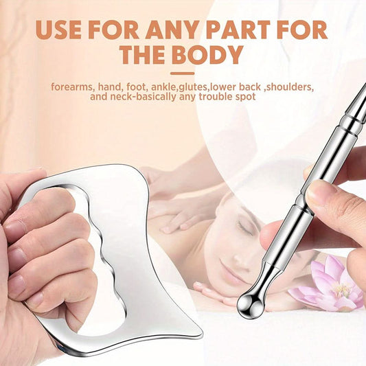 Stainless Steel Gua Sha Muscle Massager