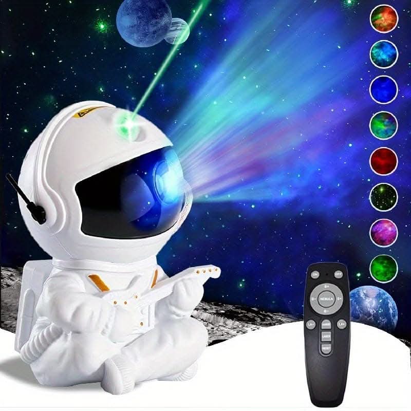 Remote-Control LED Star & Nebula Projector Light