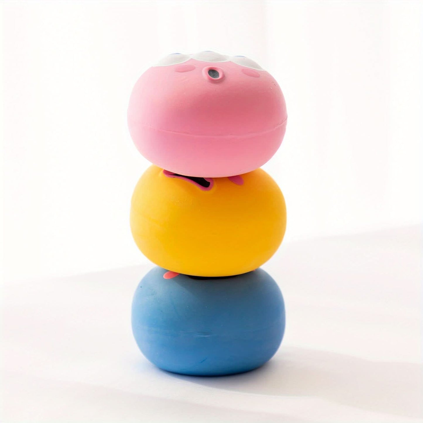3 Pcs Rubber Squeaky Dog Chew Toy