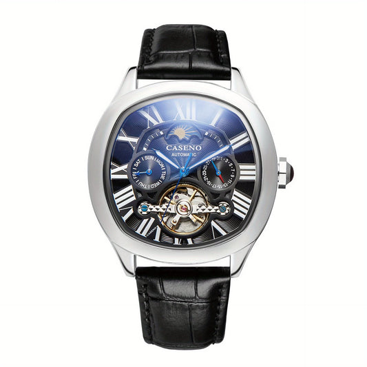 Moon Phase Tourbillon Watch - Automatic Mechanical Movement