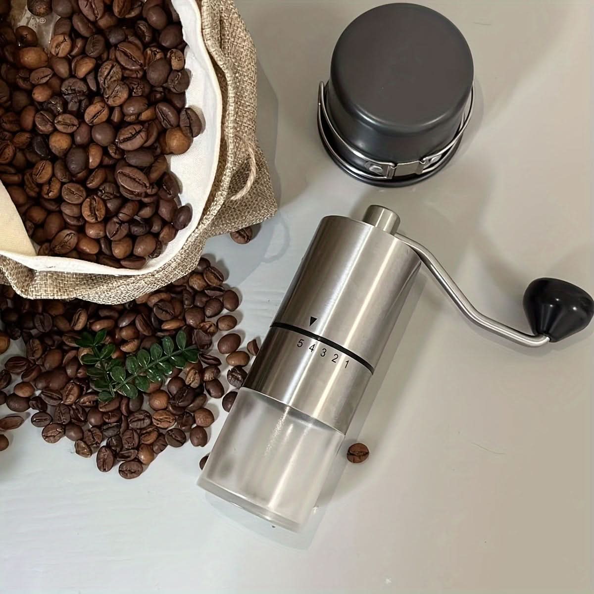 Portable Stainless Steel Manual Coffee Grinder