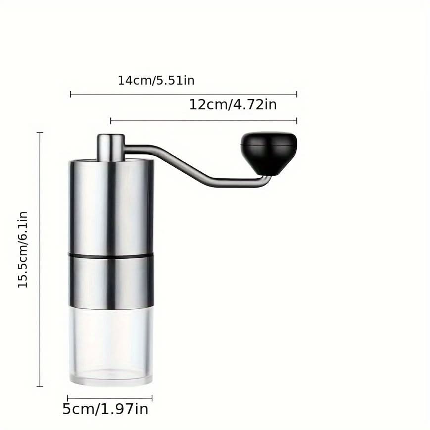 Portable Stainless Steel Manual Coffee Grinder