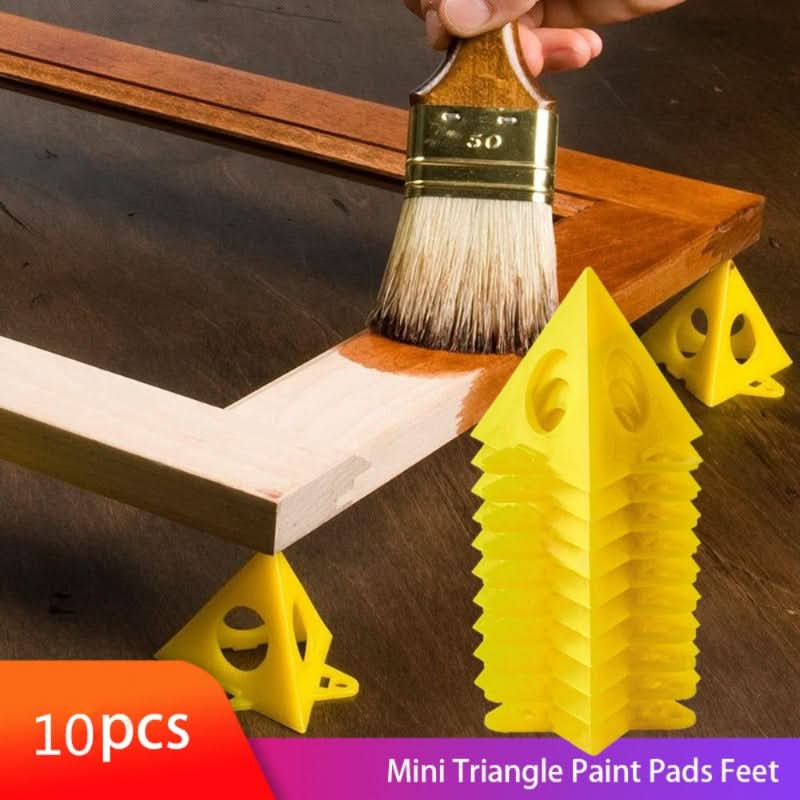 10-Piece Plastic Triangle Paint Stands