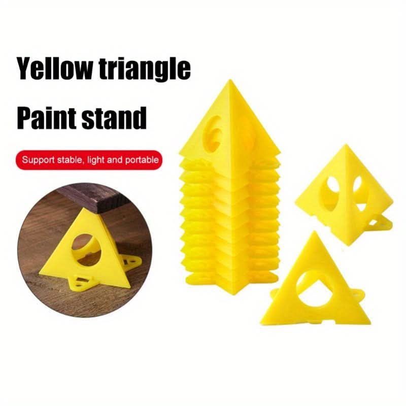 10-Piece Plastic Triangle Paint Stands