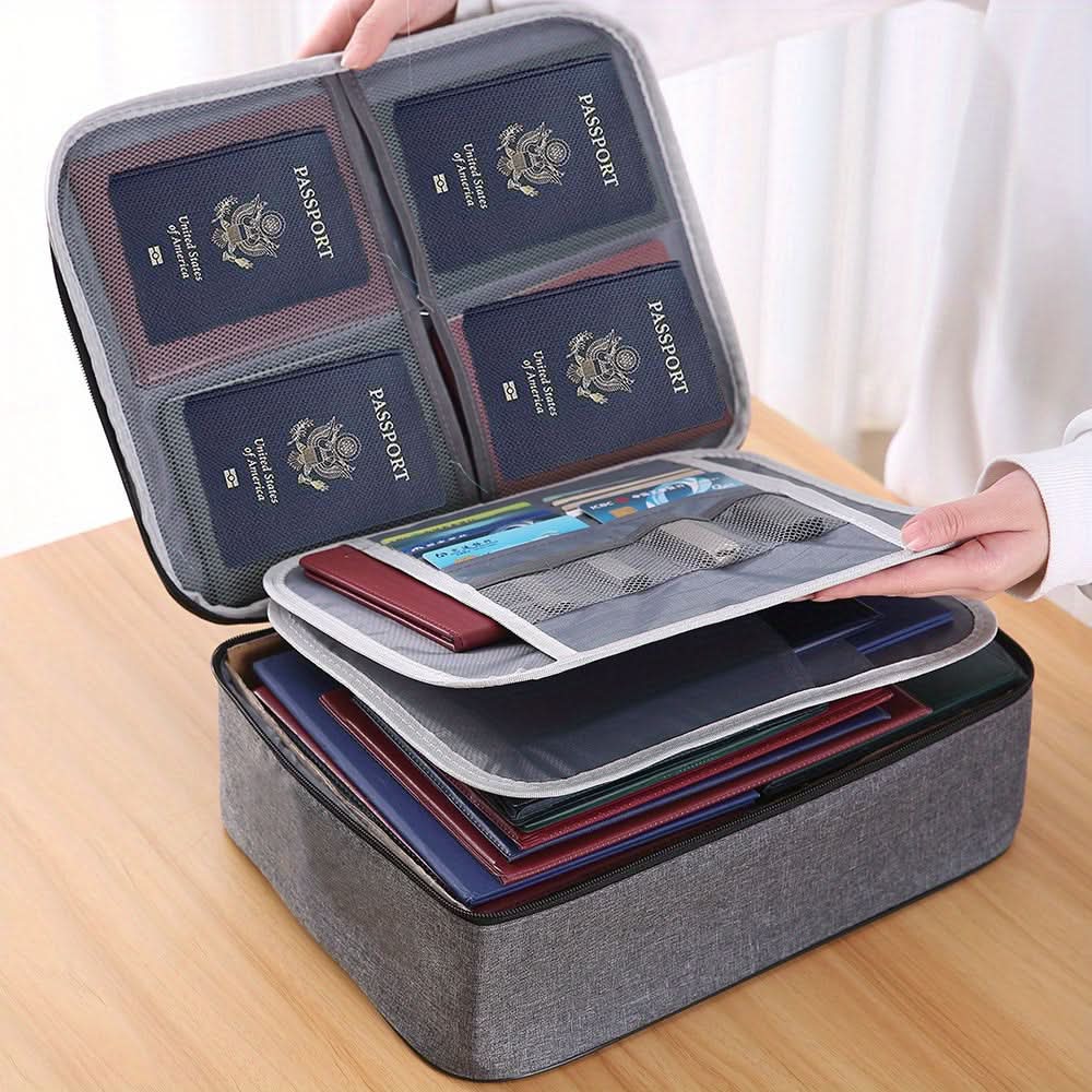 Secure Document Bag with Combination Lock