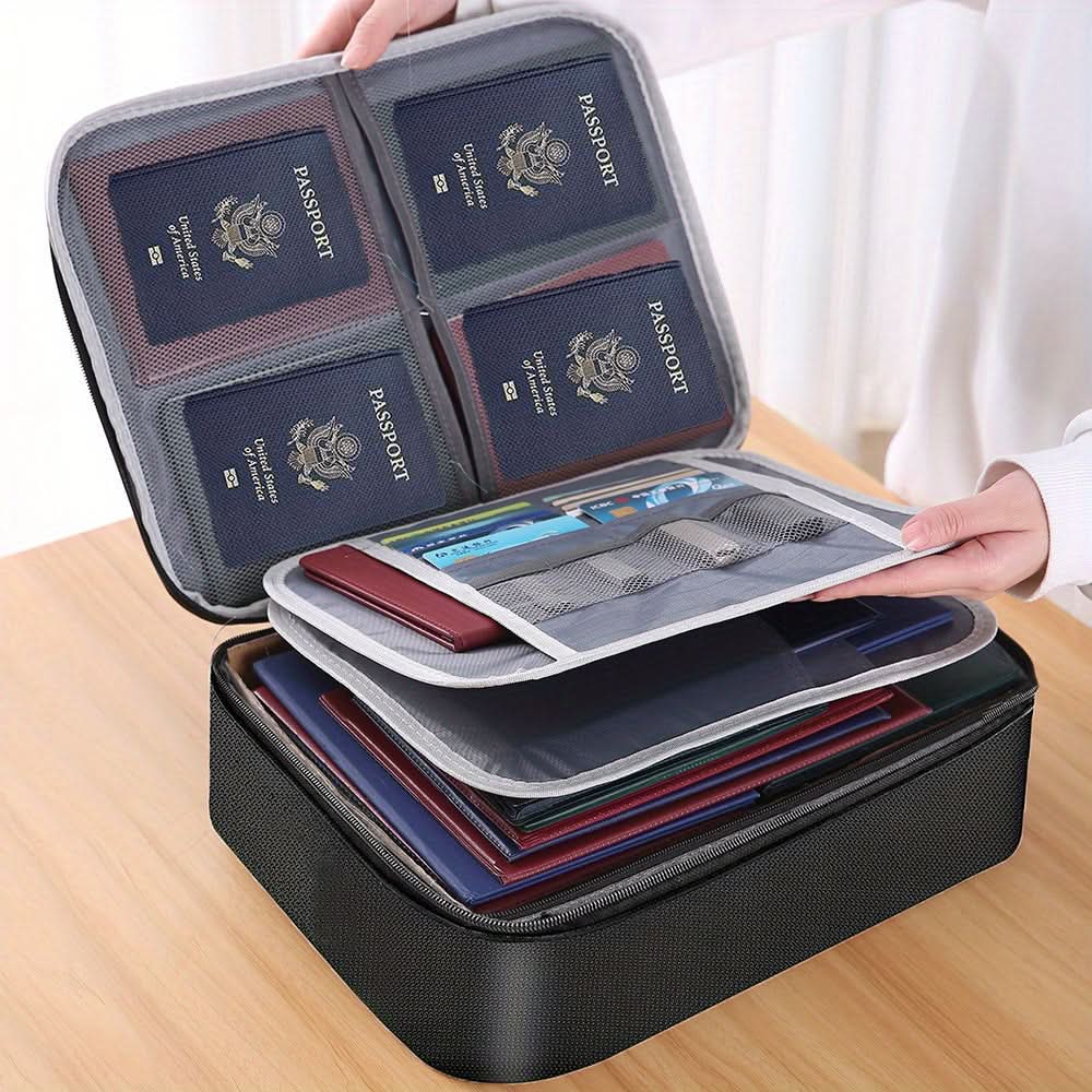 Secure Document Bag with Combination Lock