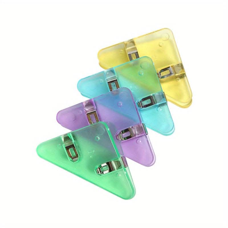 10-Pack Multi-Color Triangle Binders for Document Storage
