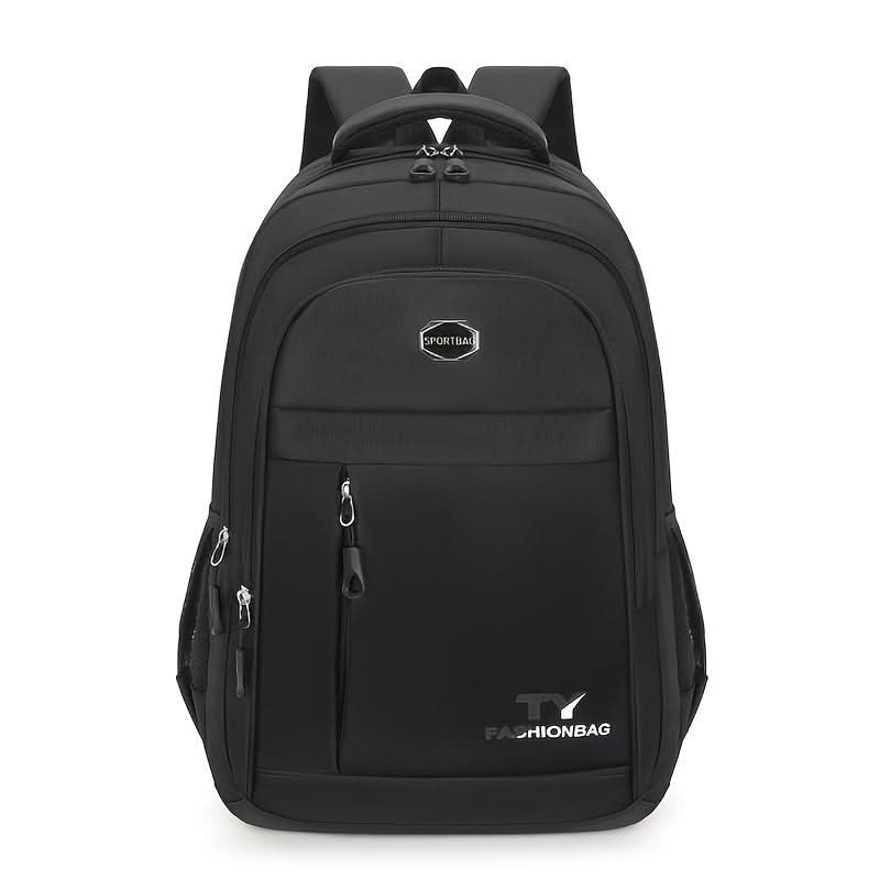 1pc Men's Backpack, Large Capacity Waterproof Casual Backpack, Adjustable Computer Backpack