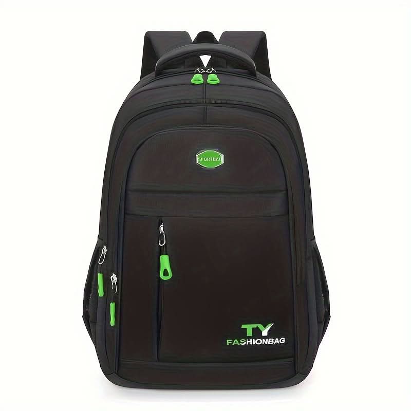 1pc Men's Backpack, Large Capacity Waterproof Casual Backpack, Adjustable Computer Backpack