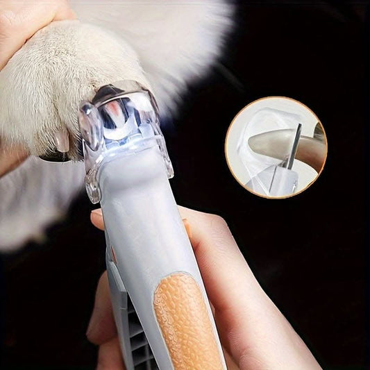 LED Pet Nail Clipper with Ergonomic Handle