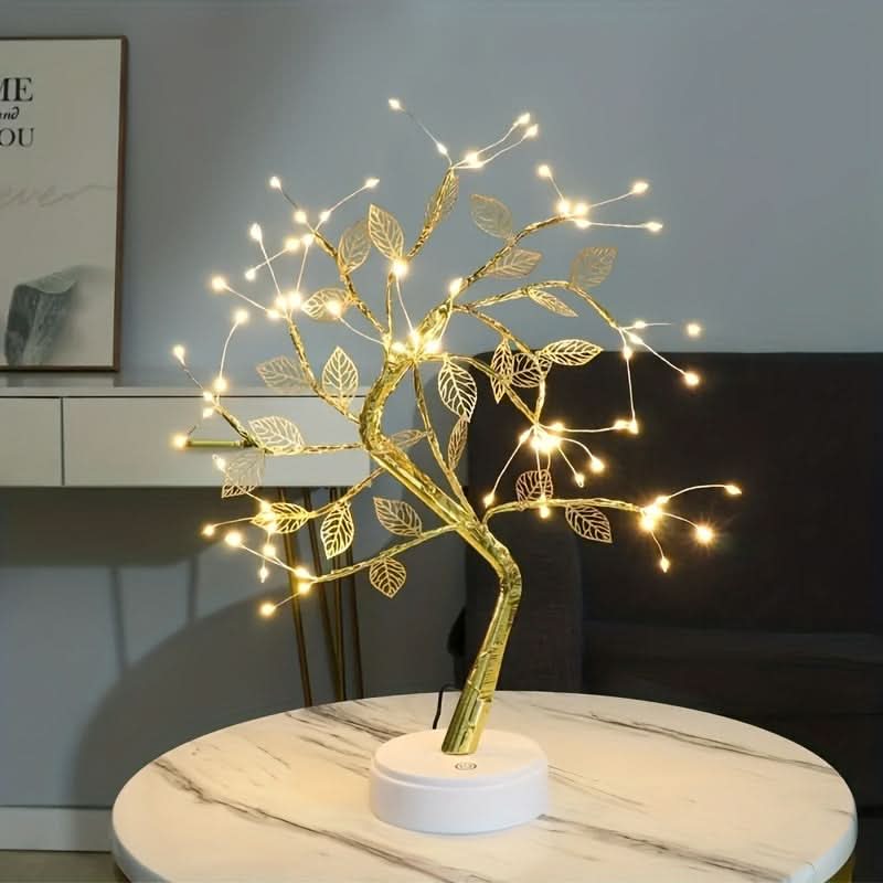 Tabletop Bonsai Tree Branch Light - 72 LED Wire String Lights