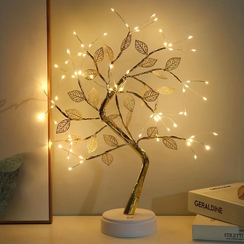 Tabletop Bonsai Tree Branch Light - 72 LED Wire String Lights
