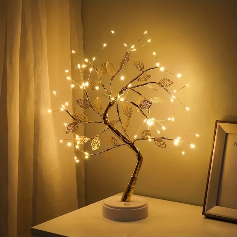 Tabletop Bonsai Tree Branch Light - 72 LED Wire String Lights