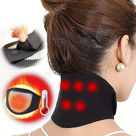 Self-Heating Tourmaline Neck Pad – Therapeutic Heat Wrap