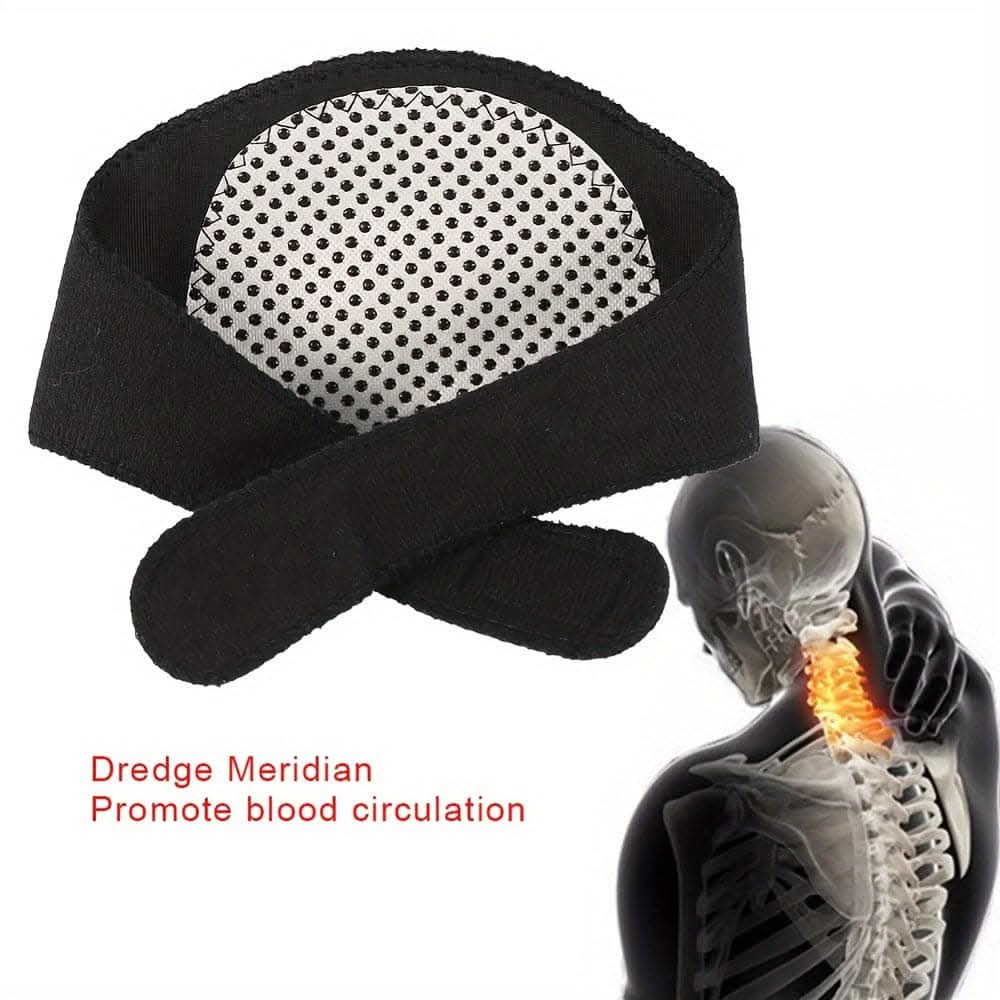 Self-Heating Tourmaline Neck Pad – Therapeutic Heat Wrap