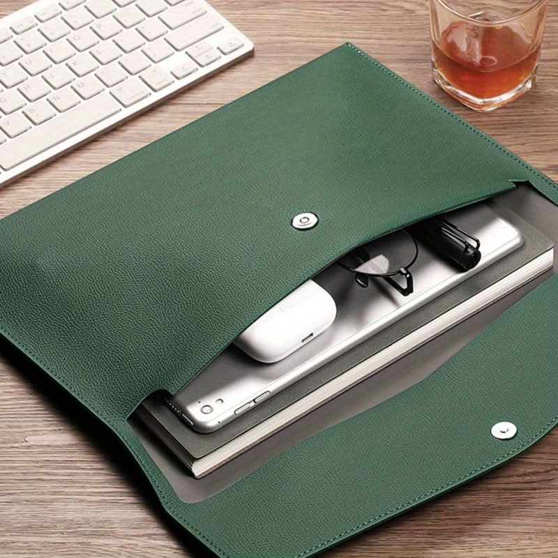 Premium Faux Leather A4 Document Storage Bag