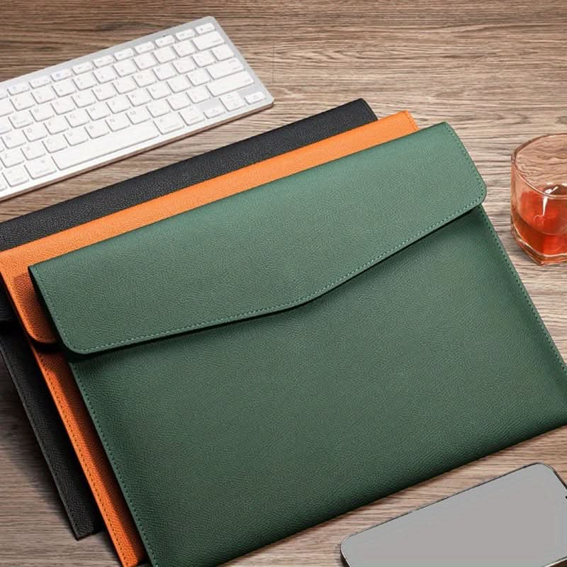 Premium Faux Leather A4 Document Storage Bag