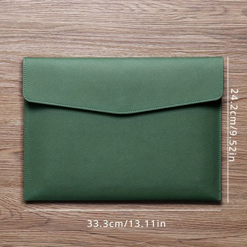 Premium Faux Leather A4 Document Storage Bag