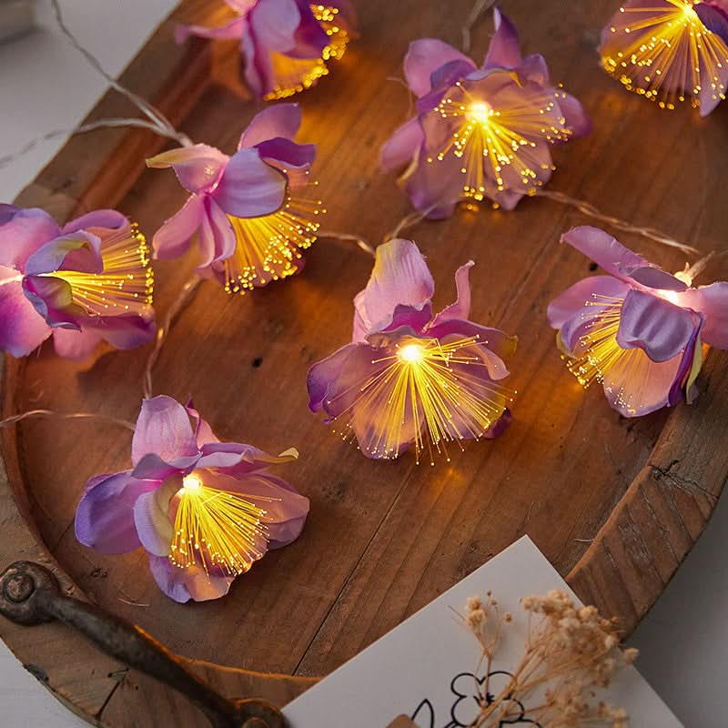 Whimsical Garden Fairy String Lights - 10 LED Flower-Shaped Decorative Lights