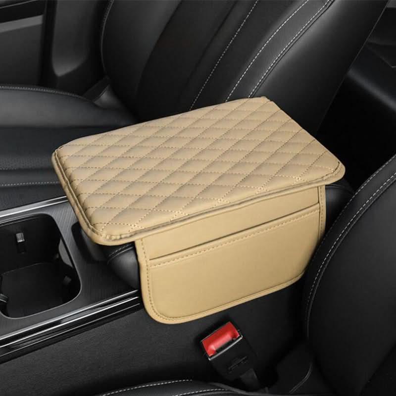 PU Leather Car Armrest Pad with Storage