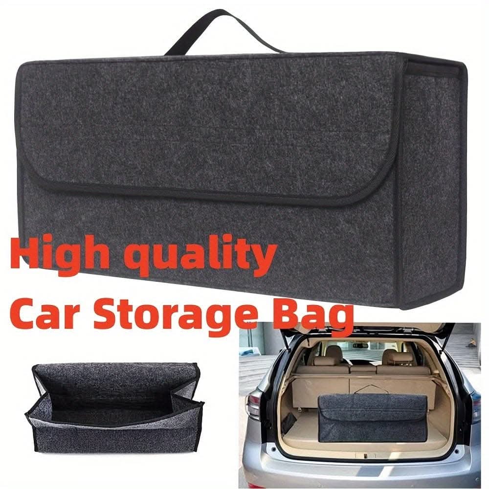 Foldable Car Trunk Organizer – With Handles for Travel & Groceries