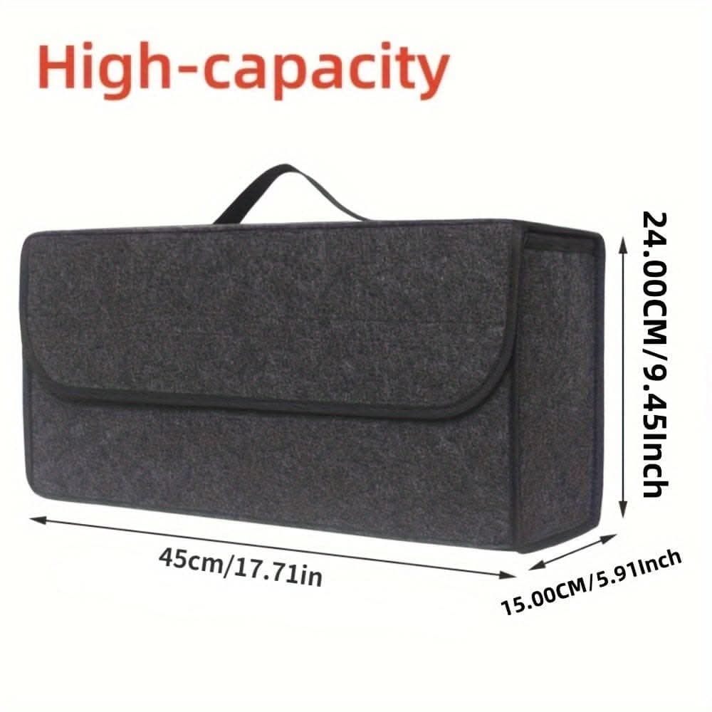 Foldable Car Trunk Organizer – With Handles for Travel & Groceries