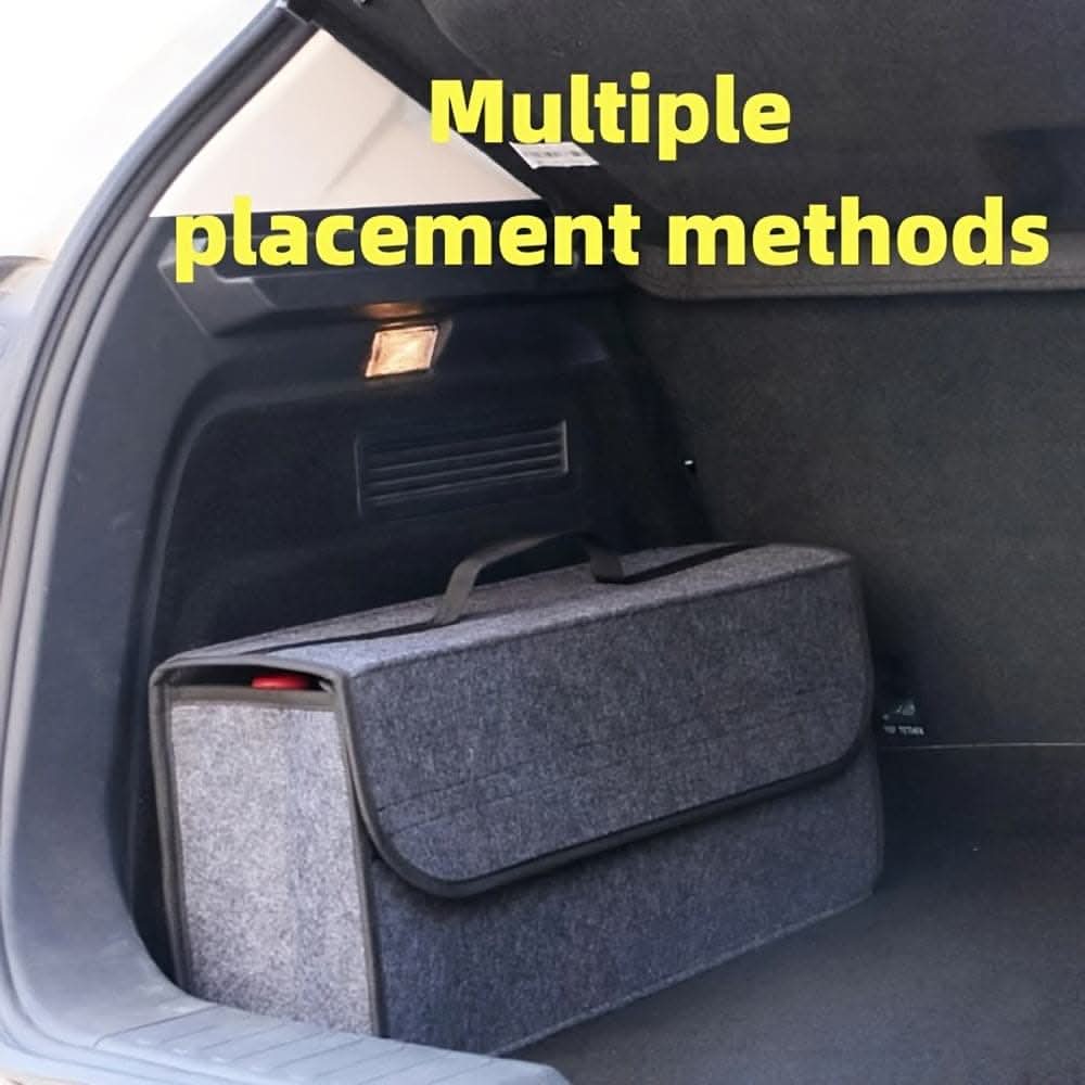 Foldable Car Trunk Organizer – With Handles for Travel & Groceries