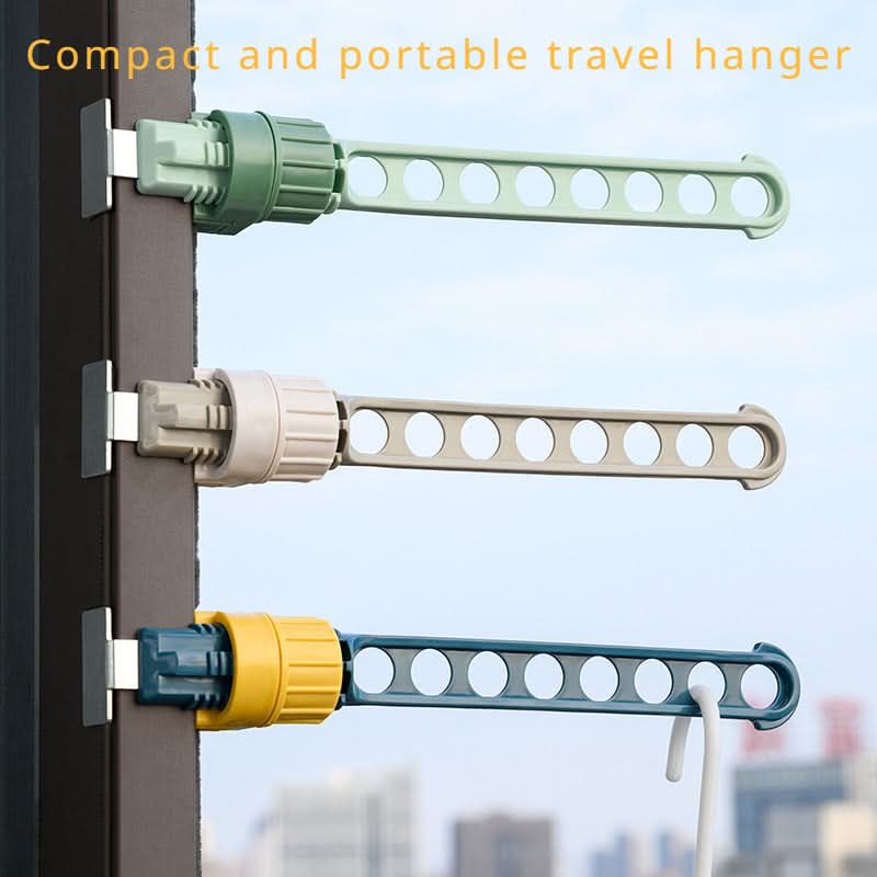 Adjustable 8-Hole Rotating Clothes Hanger