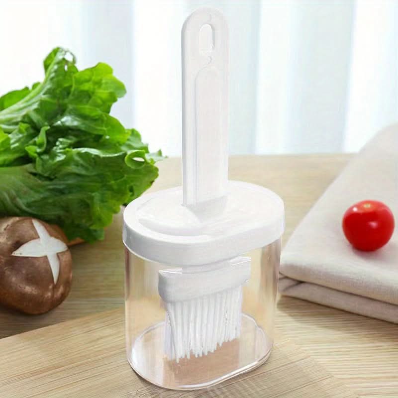 Oil Brush with Built-In Oil Dispenser