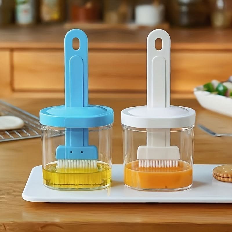Oil Brush with Built-In Oil Dispenser
