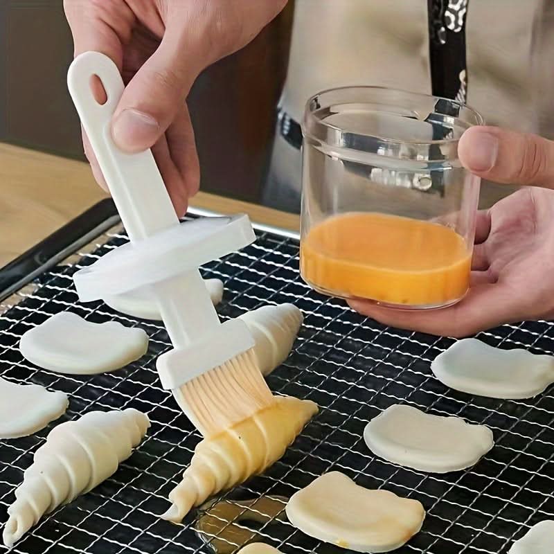 Oil Brush with Built-In Oil Dispenser