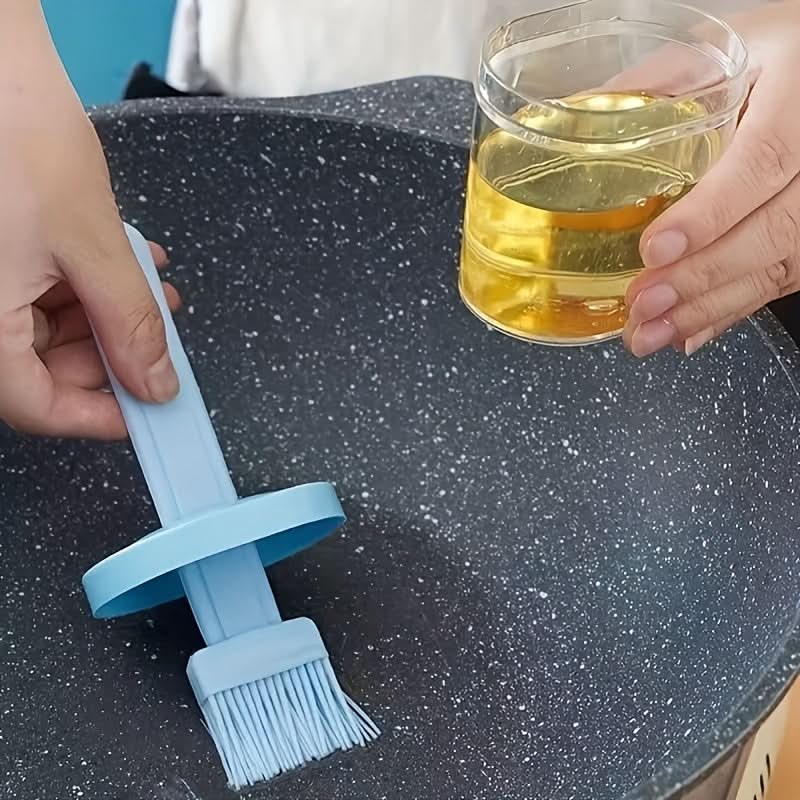 Oil Brush with Built-In Oil Dispenser