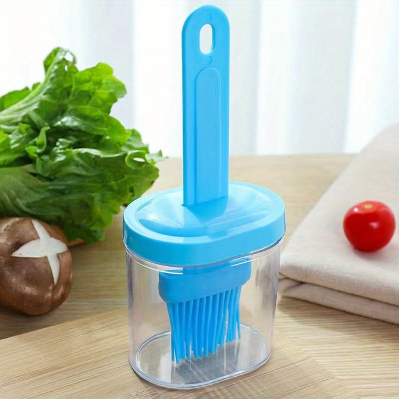 Oil Brush with Built-In Oil Dispenser
