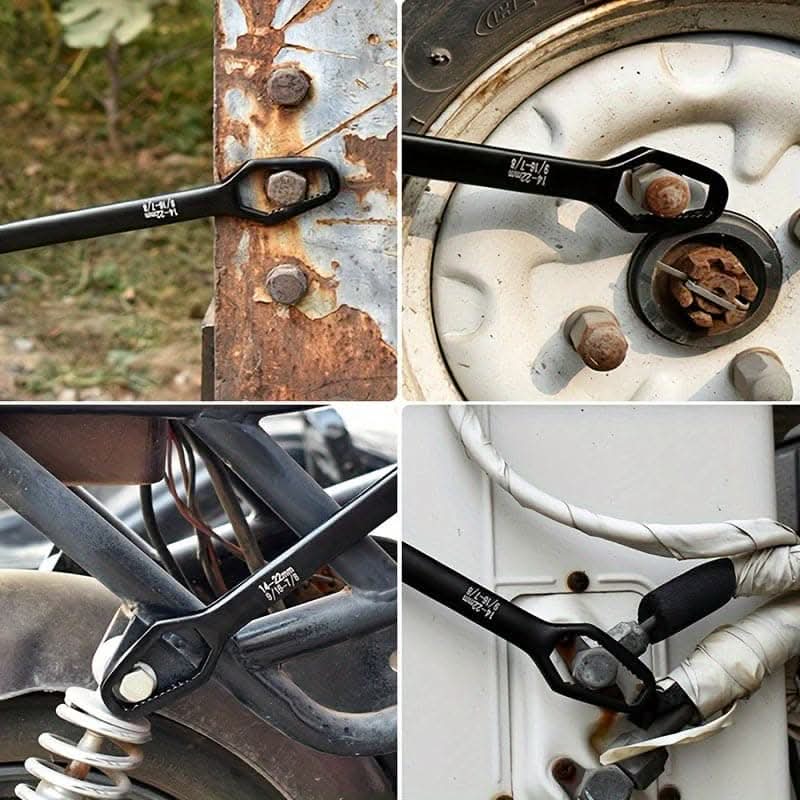 Double End Multifunctional Universal Wrench for Easy Repairs
