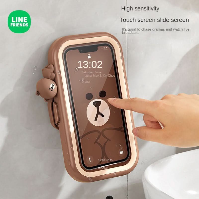 360° Rotatable Wall-Mounted Shower Phone Holder