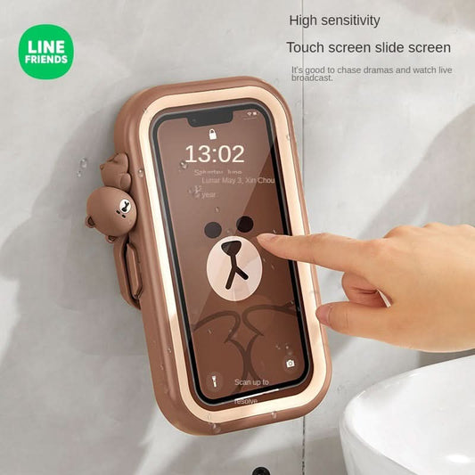360° Rotatable Wall-Mounted Shower Phone Holder