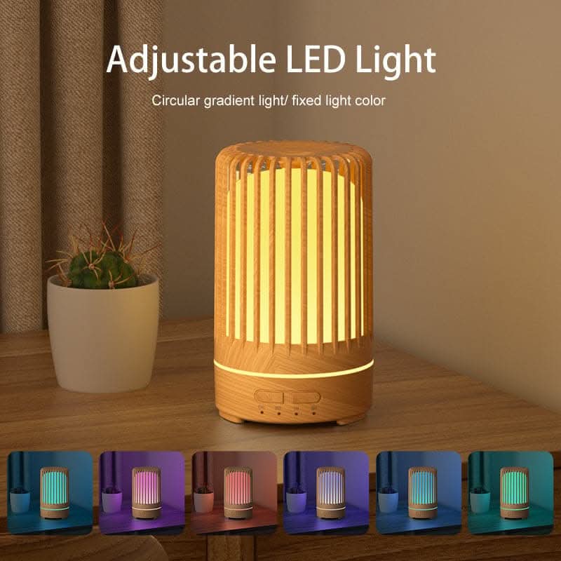 5905.51-inch Ultrasonic Aromatherapy Diffuser & Air Humidifier - 7-Color Night Light