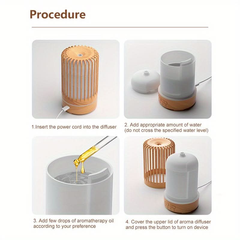 USB Ultrasonic Essential Oil Diffuser & Humidifier